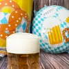 Oblique Unique Folien Ballon mit Bierkrügen Brezeln Produktbild-Vorschau 3