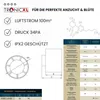 100mm Abluft Zuluft Grow Lüfter Ventilator Rohrlüfter für Produktbild-Vorschau 4