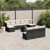 The Living Store 11-tlg. Garten-Sofagarnitur mit Kissen Produktbild-Vorschau 2