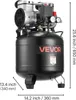 VEVOR tlakový kompresor 30 l, vzduchový kompresor 2 PS, 113 Náhľad obrázku produktu 8