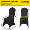 VEVOR 50 pcs Housses de chaises en polyester et Élasthanne Voir les images du produit 15