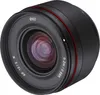 A close-up, studio shot of a camera lens. Voir les images du produit