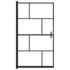 vidaXL Cabine de douche ESG 80x140 cm noir Voir les images du produit 7