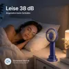 Tischventilator Leise 3 Windstufen 10 Stunden Laufzeit Produktbild-Vorschau 2