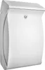 A white mailbox with a curved design is shown against a white background. Produktbild-Vorschau