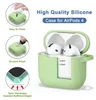 AirPods 4 Silikon Schutzhülle mit Karabiner, Soft Touch Produktbild-Vorschau 6