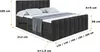 ALTDECOR Boxspringbett mit Fußteil, H4 Matratze und Topper Produktbild-Vorschau 6