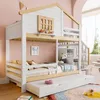 Flieks Etagenbett 90x200cm mit Ausziehbett, Kinderbett Produktbild-Vorschau 3
