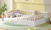 Zerbaco Kinderbett 140x200 cm, Bodenbett aus Massivholz mit Produktbild-Vorschau 18