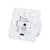 The back of a white wall-mounted remote control device. Produktbild-Vorschau