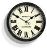 Newgate Battersby Wanduhr in Schwarz Produktbild-Vorschau 1