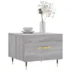 [Home] Couchtisch Grau Sonoma 50x50x40 cm Holzwerkstoff , Produktbild-Vorschau 3
