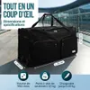 Monzana® Sac De Voyage à roulettes Noir - Valise XXL 160L Voir les images du produit 5