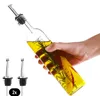 com-four® 2x Ölflasche aus Glas bis 500ml, Ölspender mit Produktbild-Vorschau 5