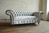 Chesterfield 2 Sitzer Couch Polster Sofa Designer Couchen Produktbild-Vorschau 1