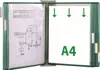 tarifold Wand-Sichttafelsystem 424105 DIN A4 grün mit 10 Produktbild-Vorschau 1