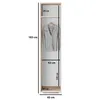 A diagram of a tall, narrow wardrobe with dimensions indicated. Produktbild-Vorschau