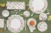 Speiseteller GARDEN DREAMS weiß mit bunten Blumen D. 26,5cm Produktbild-Vorschau 2