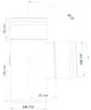 POLOPLAST Eckdoppelabzweig, POLO-KAL XS, 110/110/110mm, Produktbild-Vorschau 2