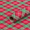 Geschenkpapier Schottenkaro, Rot, Grün, 0,70 x 10 m - Produktbild-Vorschau 1