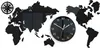ModernClock, wanduhr groß, Weltkarte Uhr, wanduhr 80cm, Produktbild-Vorschau 6