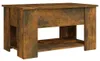 vidaXL Konferenčný stolík Smoked Oak 79x49x41 cm Materiál Náhľad obrázku produktu 4