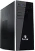 A black computer tower with silver trim, shown from a three-quarter angle against a white background. Produktbild-Vorschau