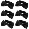6er Set DonDon Herren Fliege 12 x 6 cm gebunden und Produktbild-Vorschau 2