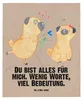 Mr. & Mrs. Panda Babydecke Mops Verliebt - Hundeglück - Produktbild-Vorschau 1
