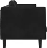 vidaXL Sofa mit Kissen 3-Sitzer Schwarz Samt Produktbild-Vorschau 5