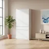 Szafa AGA 100 cm Biała Matowa Garderoba Modułowa 4 Drzwi 2 Podgląd zdjęcia produktu 4