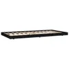 vidaXL Letto in legno massiccio nero 100x200 cm pino Anteprima dell’immagine prodotto 4