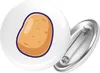 Huuraa Button Kartoffel Comic 25mm rund mit Produktbild-Vorschau 1