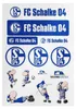 FC Schalke 04 Aufkleber-Bogen A5 Produktbild-Vorschau 1