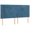 vidaXL Boxspringbett mit Matratze Dunkelblau 200x200 cm Produktbild-Vorschau 7