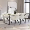 tectake® Esszimmerstuhl Marilyn gepolstert, in Samtoptik 58 Produktbild-Vorschau 8
