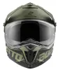 Casco enduro Bogotto FG-601 Duo in fibra di vetro, verde Anteprima dell’immagine prodotto 5