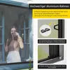 Fliegengitter Fenster ohne Bohren Spannrahmen 130x150 Produktbild-Vorschau 4