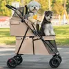 2 Etagen Hundewagen klappbar Haustierwagen für Hunde Katzen Produktbild-Vorschau 2