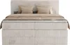 MKS MEBLE Boxspringbett 200x200 Beige Cord, Boxspringbett Produktbild-Vorschau 7