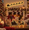 7 pièces de décoration murale pour Noël, éclairées et avec Voir les images du produit 3
