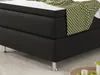 Inter Handels Boxspringbett Köln, 90x200, Schwarz Produktbild-Vorschau 5