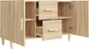 The Living Store Sideboard Sonoma-Eiche 100x36x60 cm Produktbild-Vorschau 5