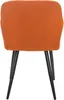 Lot de 2 chaises de salle à manger CLP Shila orange - Voir les images du produit 5
