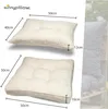 sunnypillow Polster für Gartenmöbel - 2er Set : Sitzkissen Produktbild-Vorschau 3
