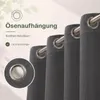 2 rideaux d'extérieur transparents, hydrofuges, en voile, Voir les images du produit 5