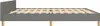 vidaXL Rám postele bez matrace tmavě šedý 200x200 cm látka Náhled obrázku produktu 5