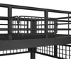 Platzsparendes Hochbett 140x200cm Metall Schwarz mit Produktbild-Vorschau 16