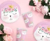 Papierteller Kätzchen 18 cm 6 Stück Produktbild-Vorschau 2