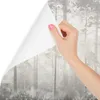 Muralo Vlies Fototapete WALD IM NEBEL Bäume Pflanzen Beton Produktbild-Vorschau 3